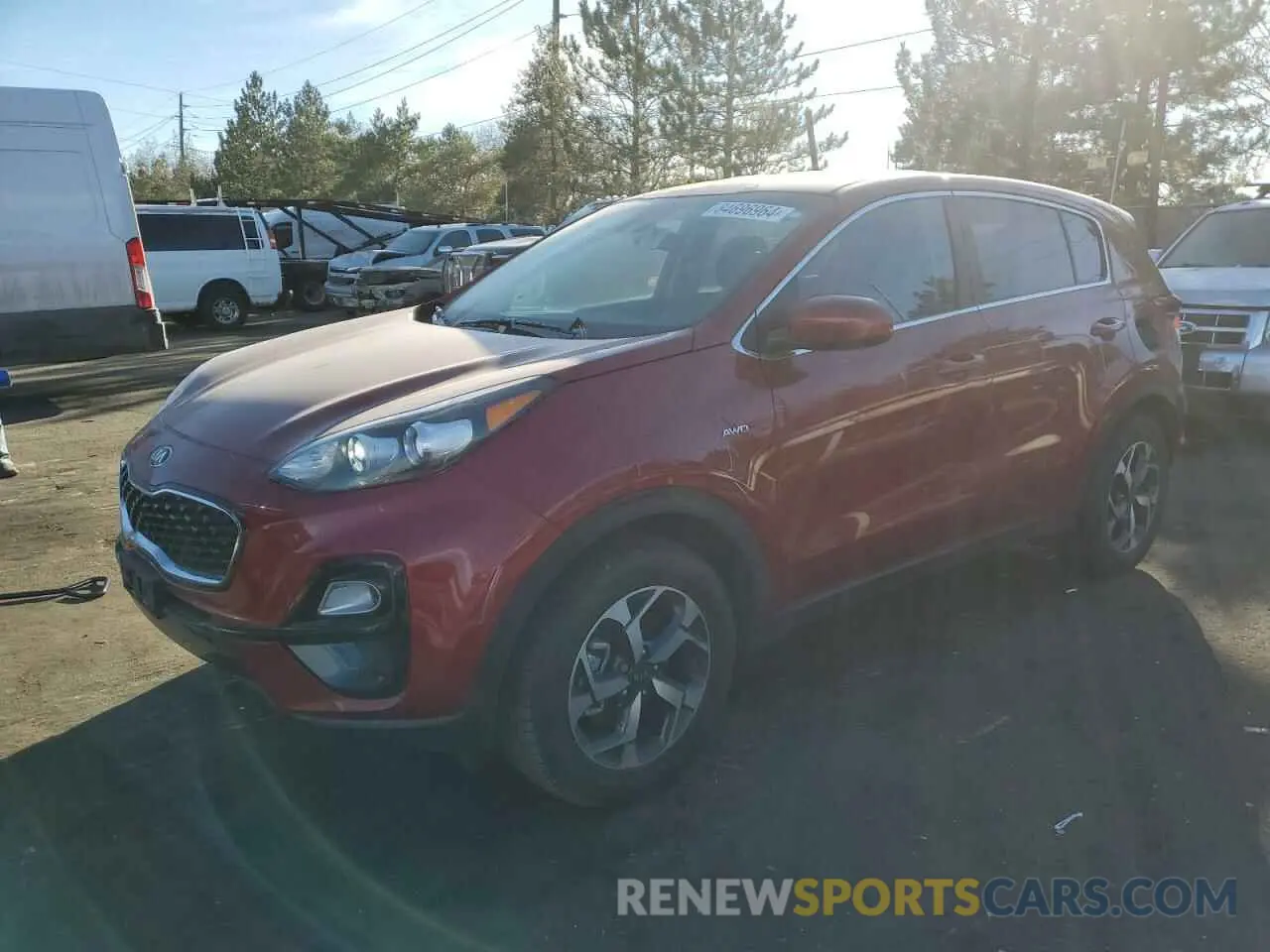 1 fotografías del automóvil dañado KNDPMCAC6N7014609 KIA SPORTAGE 2022