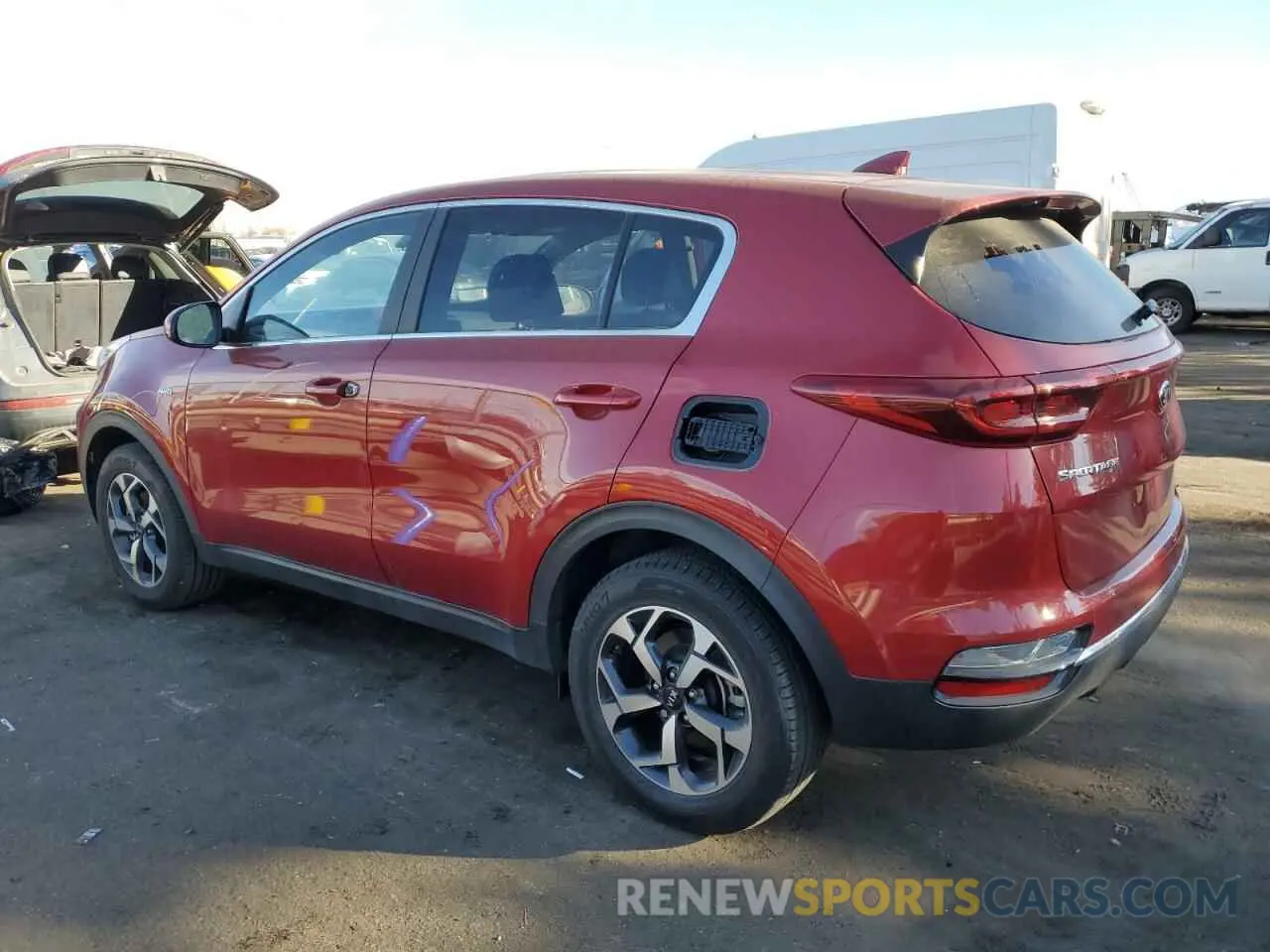 2 fotografías del automóvil dañado KNDPMCAC6N7014609 KIA SPORTAGE 2022