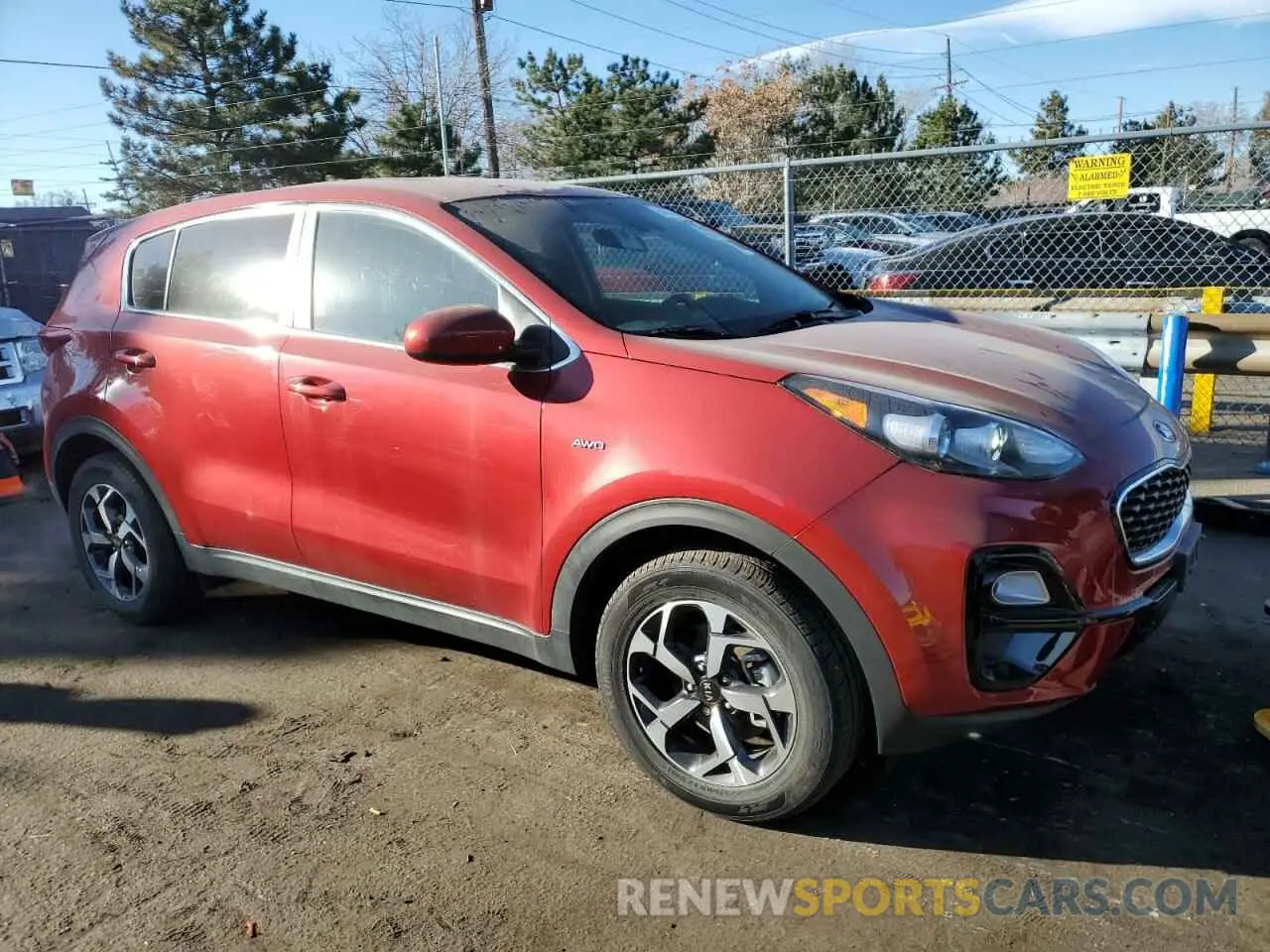 4 fotografías del automóvil dañado KNDPMCAC6N7014609 KIA SPORTAGE 2022