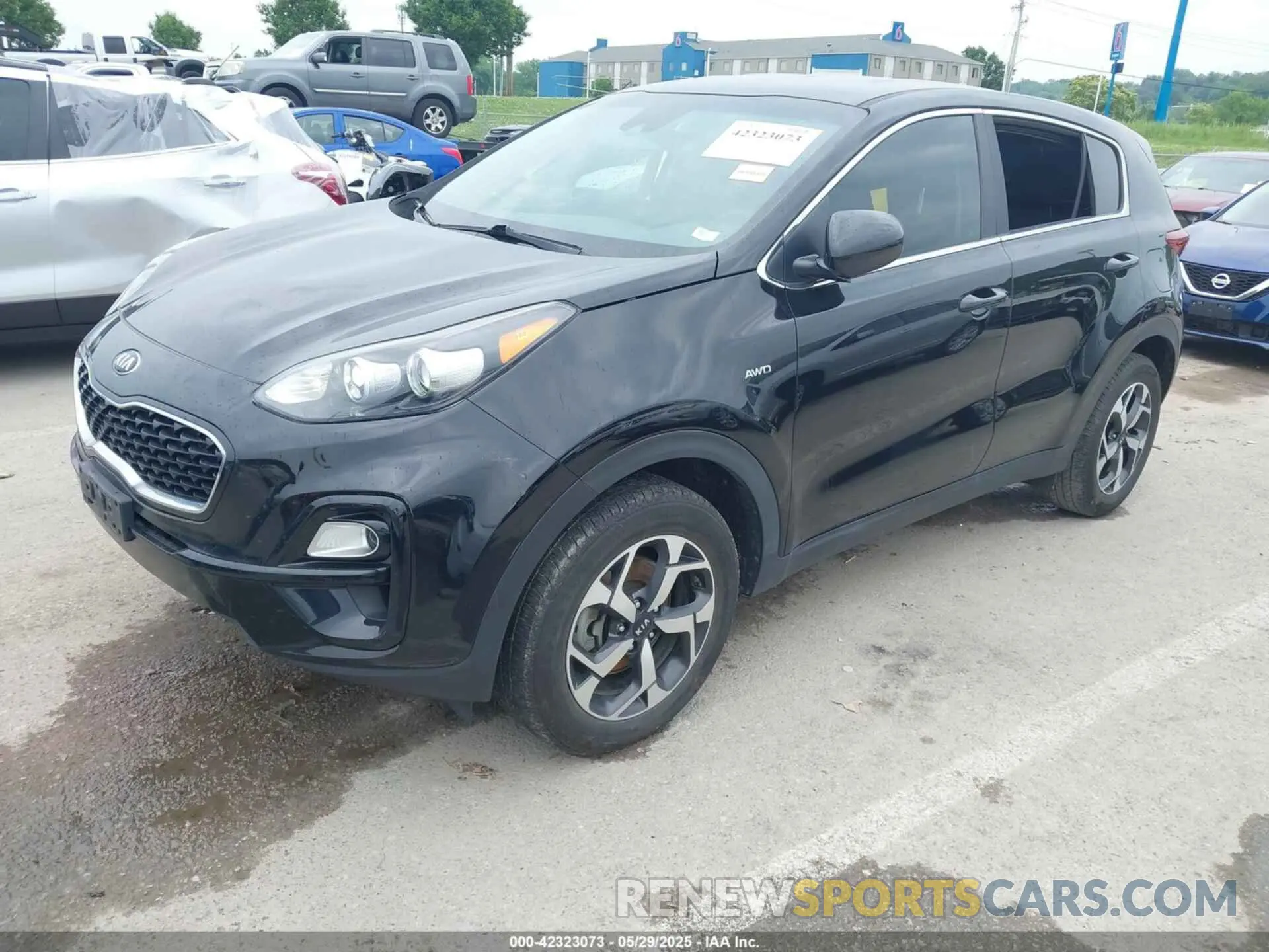 2 fotografías del automóvil dañado KNDPMCAC6N7019776 KIA SPORTAGE 2022
