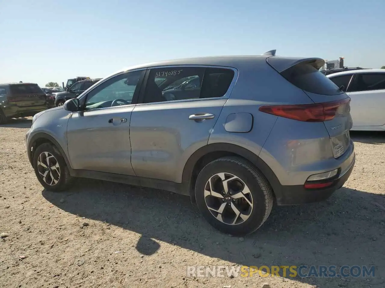 2 fotografías del automóvil dañado KNDPMCAC6N7971113 KIA SPORTAGE 2022