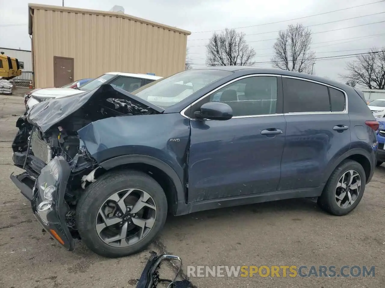 1 fotografías del automóvil dañado KNDPMCAC6N7973427 KIA SPORTAGE 2022