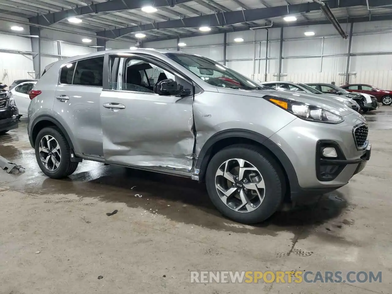 4 fotografías del automóvil dañado KNDPMCAC6N7974562 KIA SPORTAGE 2022