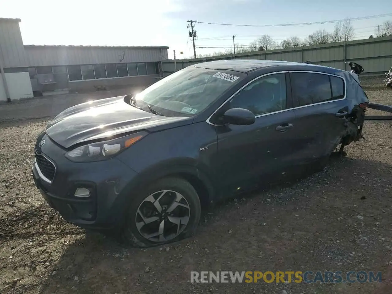 1 fotografías del automóvil dañado KNDPMCAC6N7982886 KIA SPORTAGE 2022