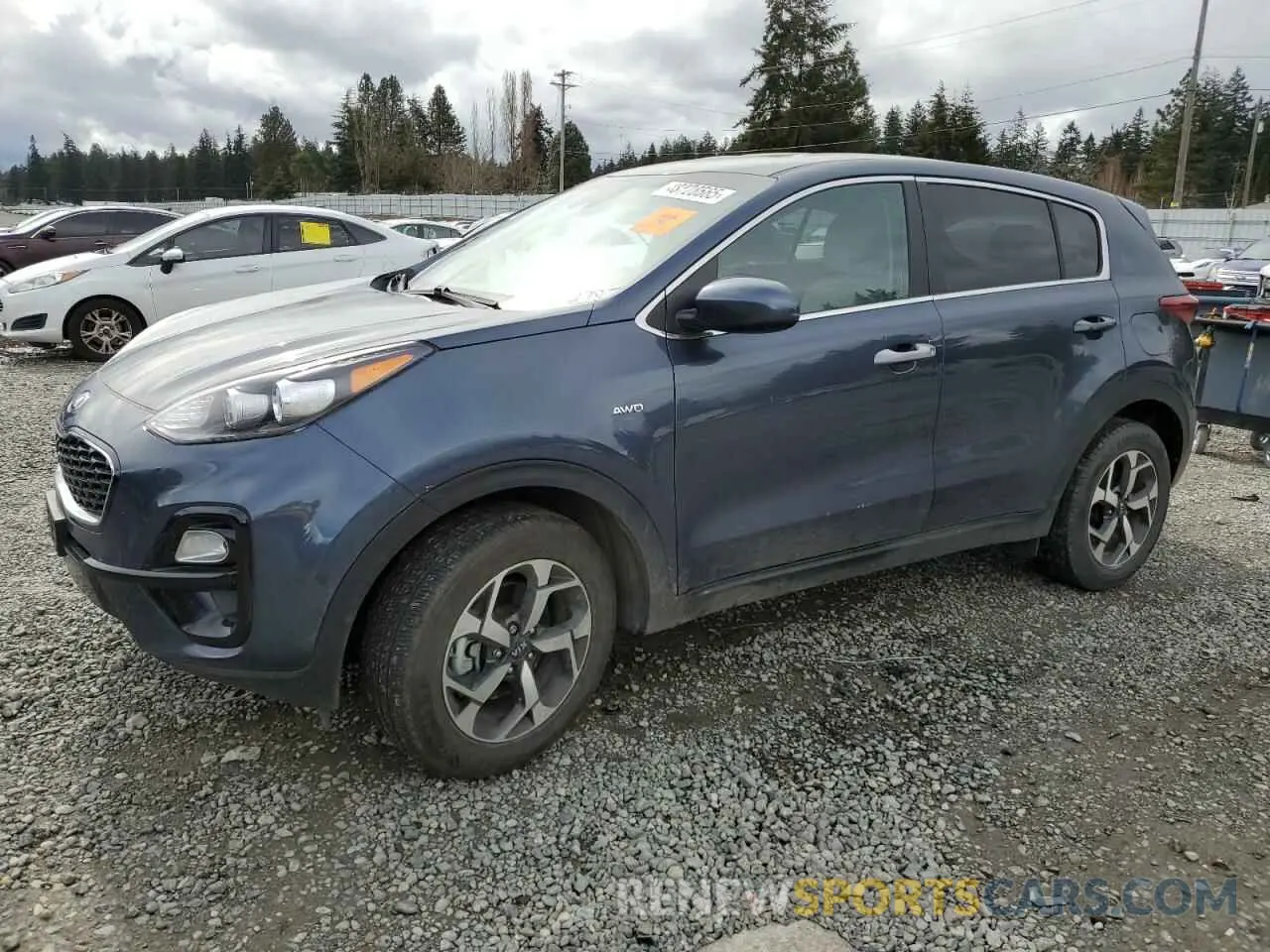1 fotografías del automóvil dañado KNDPMCAC7N7949797 KIA SPORTAGE 2022