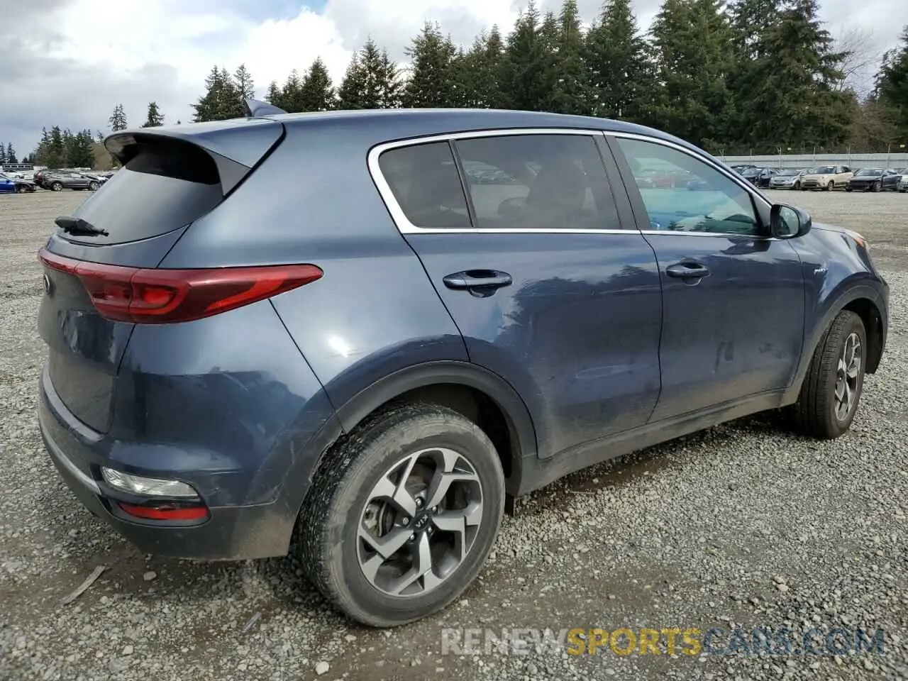 3 fotografías del automóvil dañado KNDPMCAC7N7949797 KIA SPORTAGE 2022