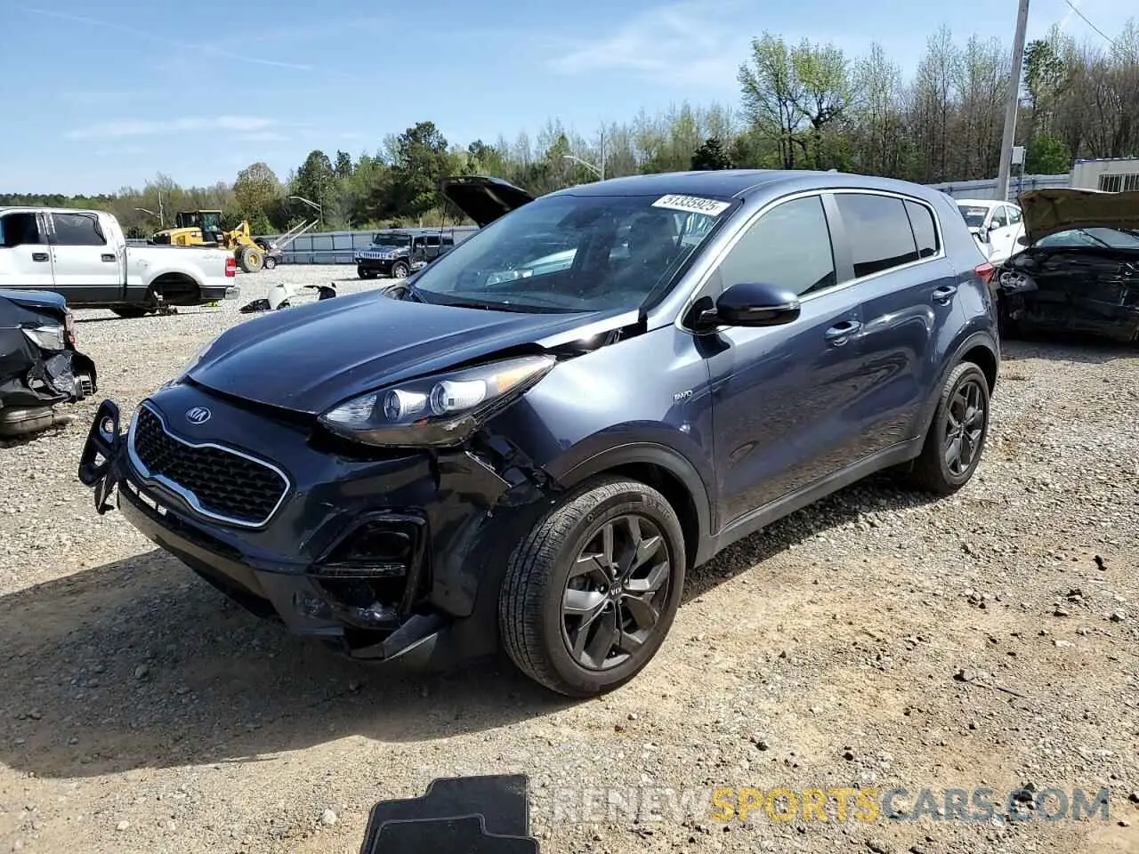 1 fotografías del automóvil dañado KNDPMCAC7N7957785 KIA SPORTAGE 2022