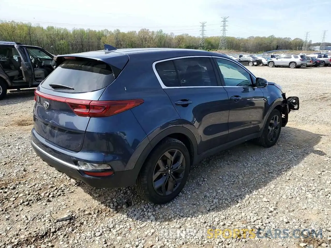 3 fotografías del automóvil dañado KNDPMCAC7N7957785 KIA SPORTAGE 2022