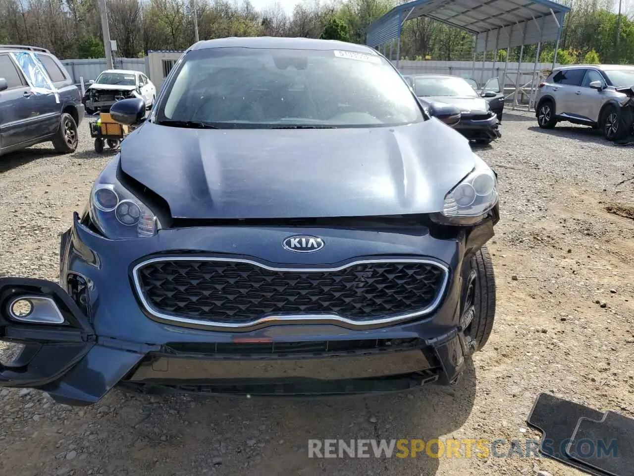 5 fotografías del automóvil dañado KNDPMCAC7N7957785 KIA SPORTAGE 2022
