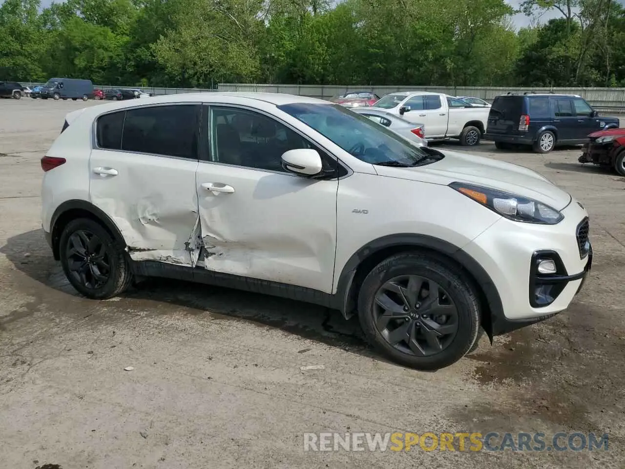 4 fotografías del automóvil dañado KNDPMCAC7N7978152 KIA SPORTAGE 2022
