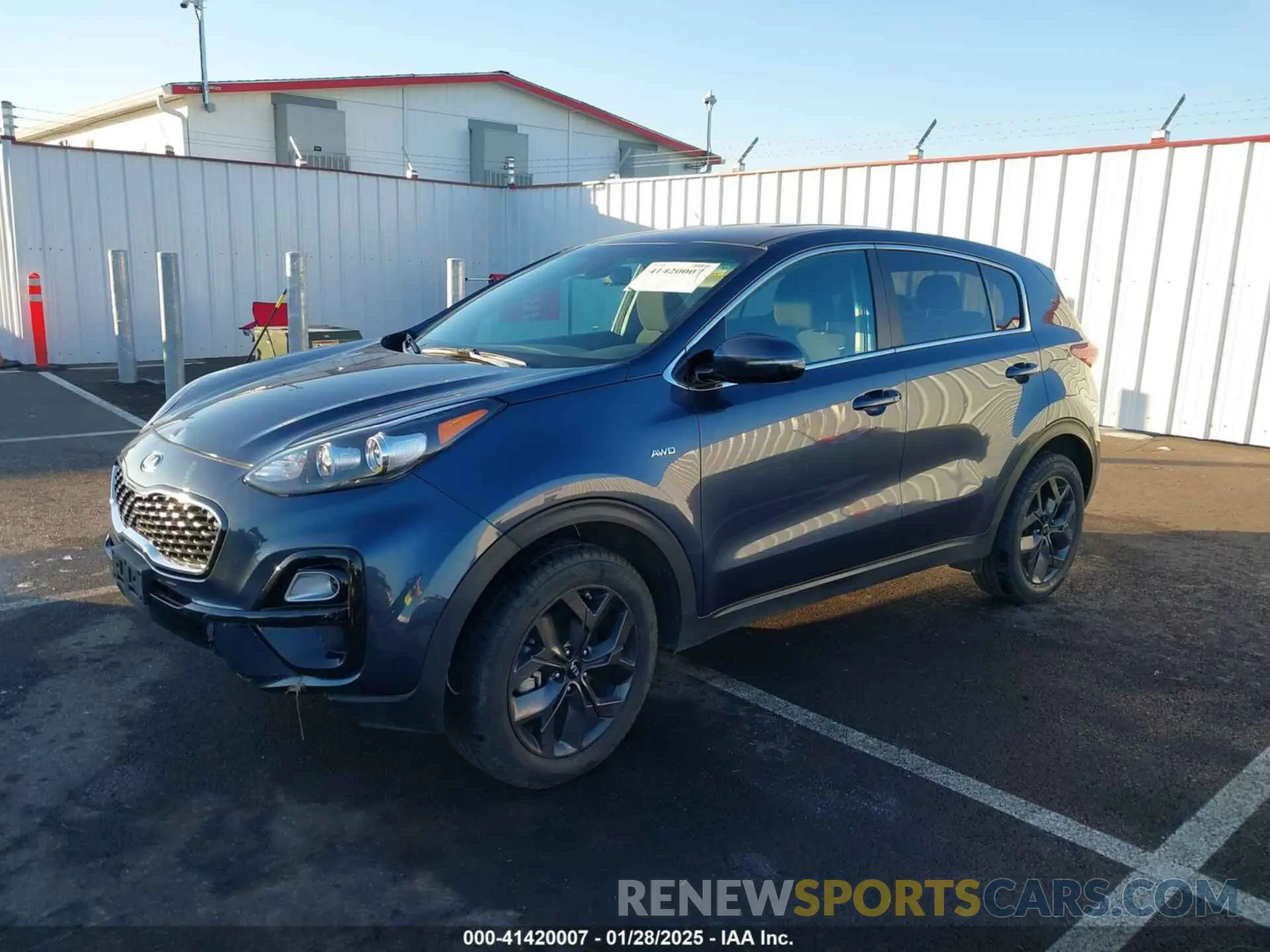 2 fotografías del automóvil dañado KNDPMCAC8N7021819 KIA SPORTAGE 2022