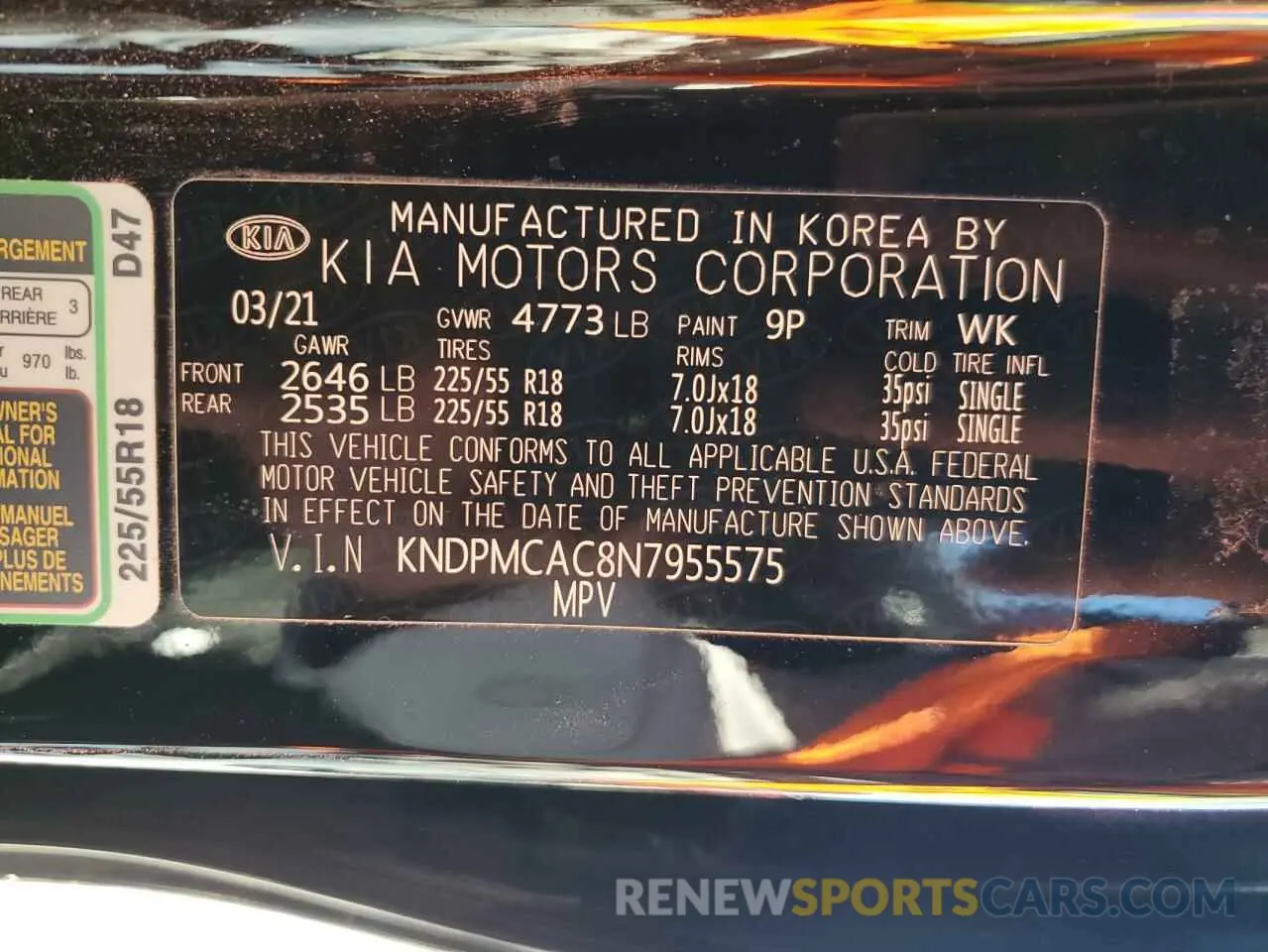 13 fotografías del automóvil dañado KNDPMCAC8N7955575 KIA SPORTAGE 2022