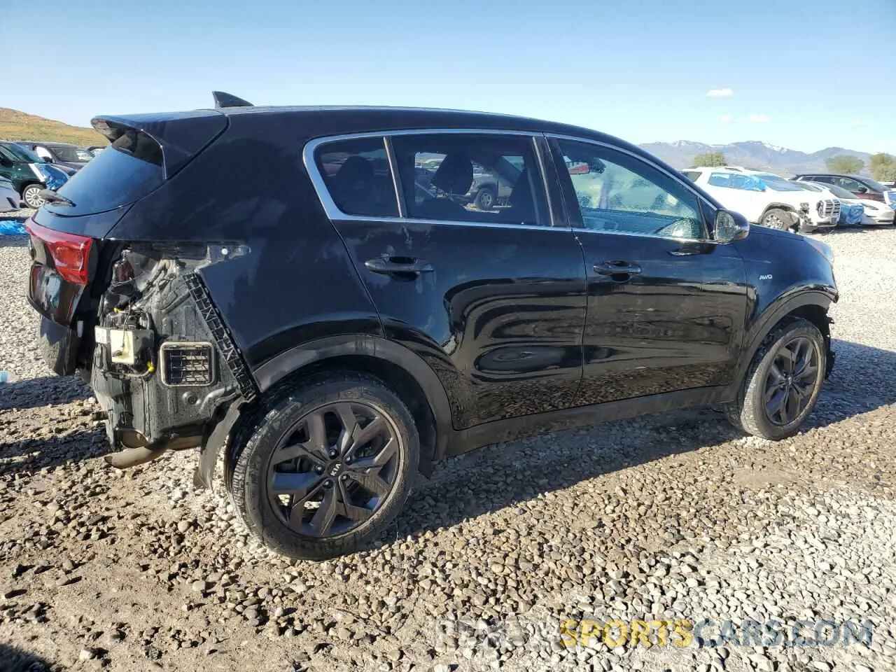 3 fotografías del automóvil dañado KNDPMCAC8N7955575 KIA SPORTAGE 2022