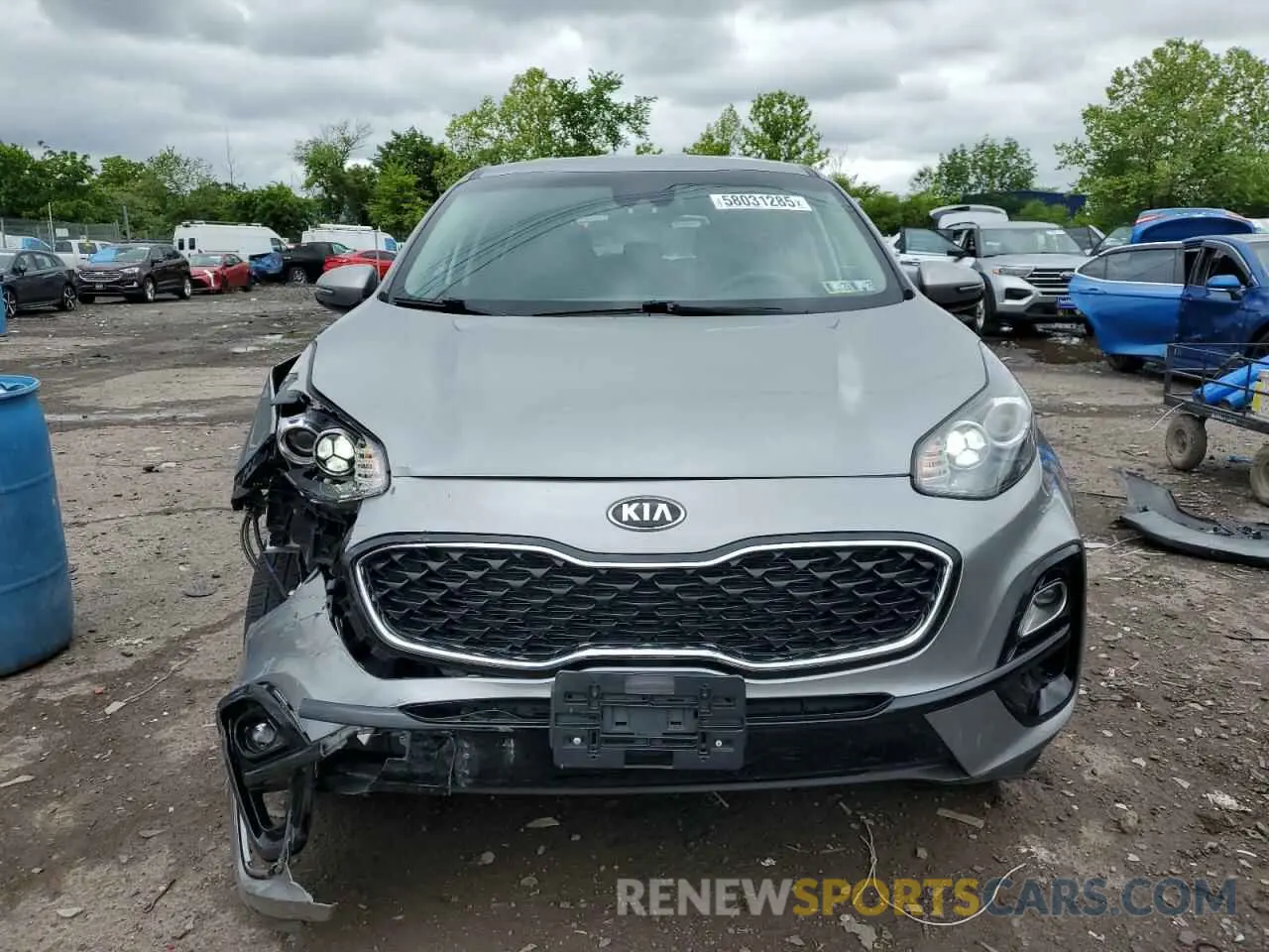 5 fotografías del automóvil dañado KNDPMCAC8N7960825 KIA SPORTAGE 2022