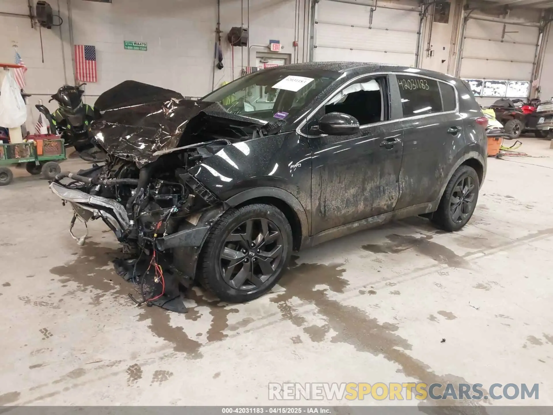 2 fotografías del automóvil dañado KNDPMCACXN7002186 KIA SPORTAGE 2022