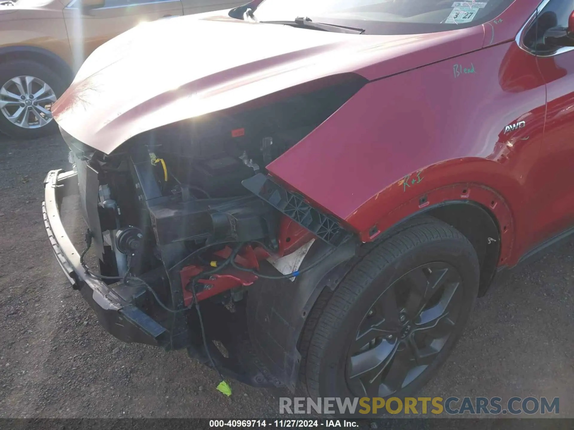 18 fotografías del automóvil dañado KNDPMCACXN7026620 KIA SPORTAGE 2022