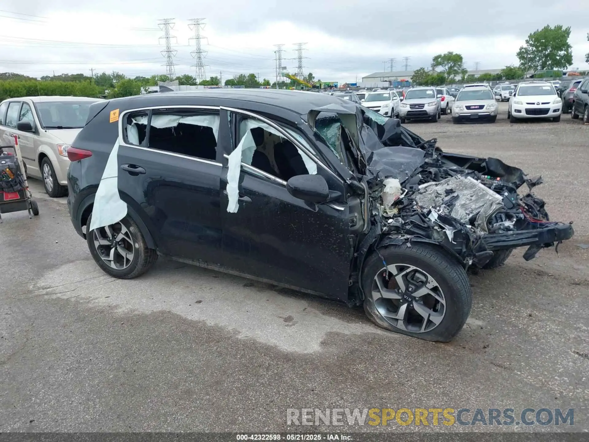 1 fotografías del automóvil dañado KNDPMCACXN7969560 KIA SPORTAGE 2022