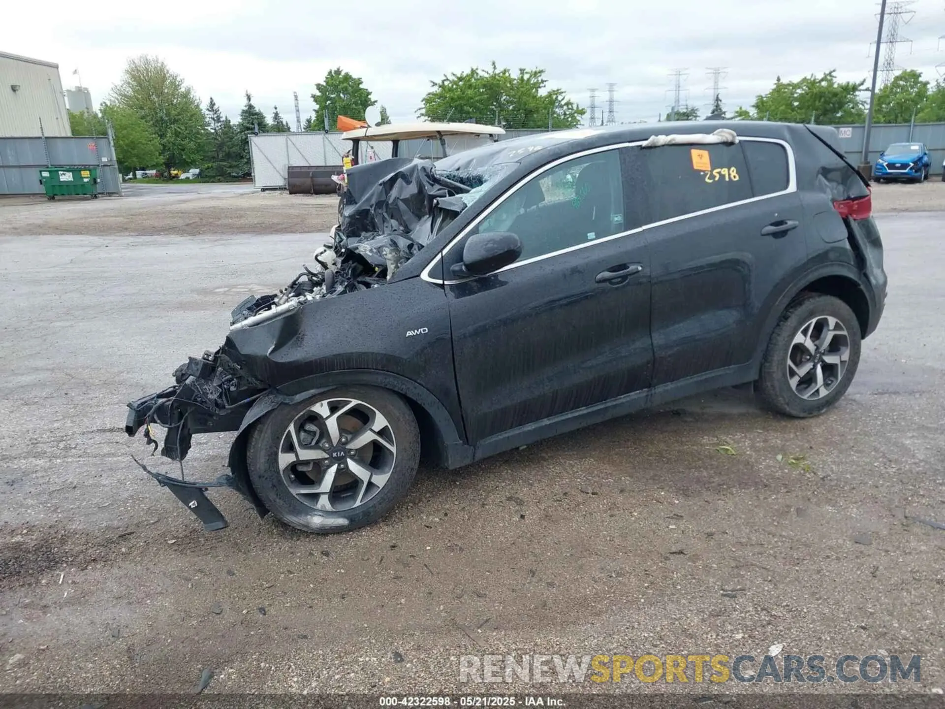 2 fotografías del automóvil dañado KNDPMCACXN7969560 KIA SPORTAGE 2022
