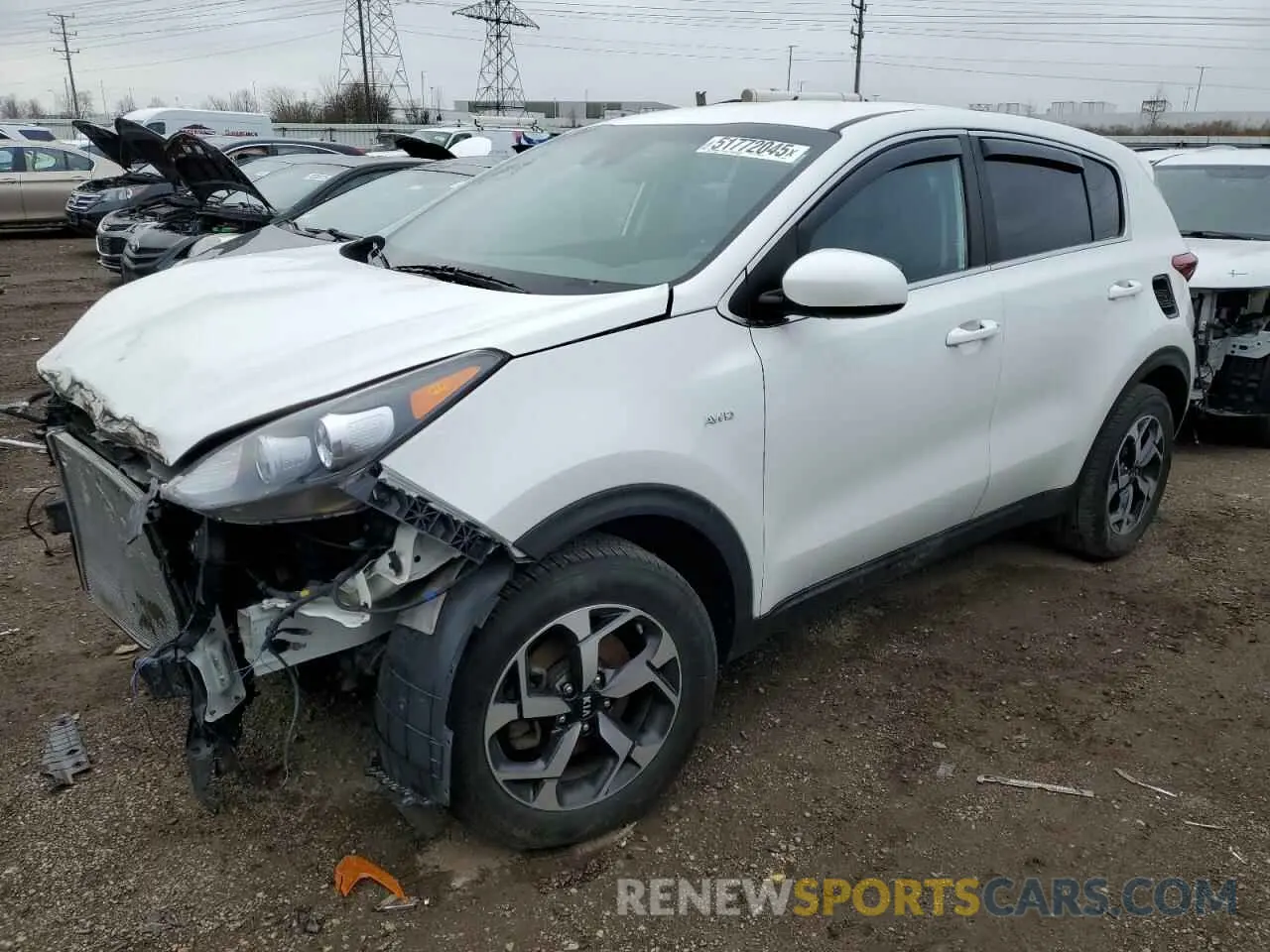 1 fotografías del automóvil dañado KNDPMCACXN7999691 KIA SPORTAGE 2022