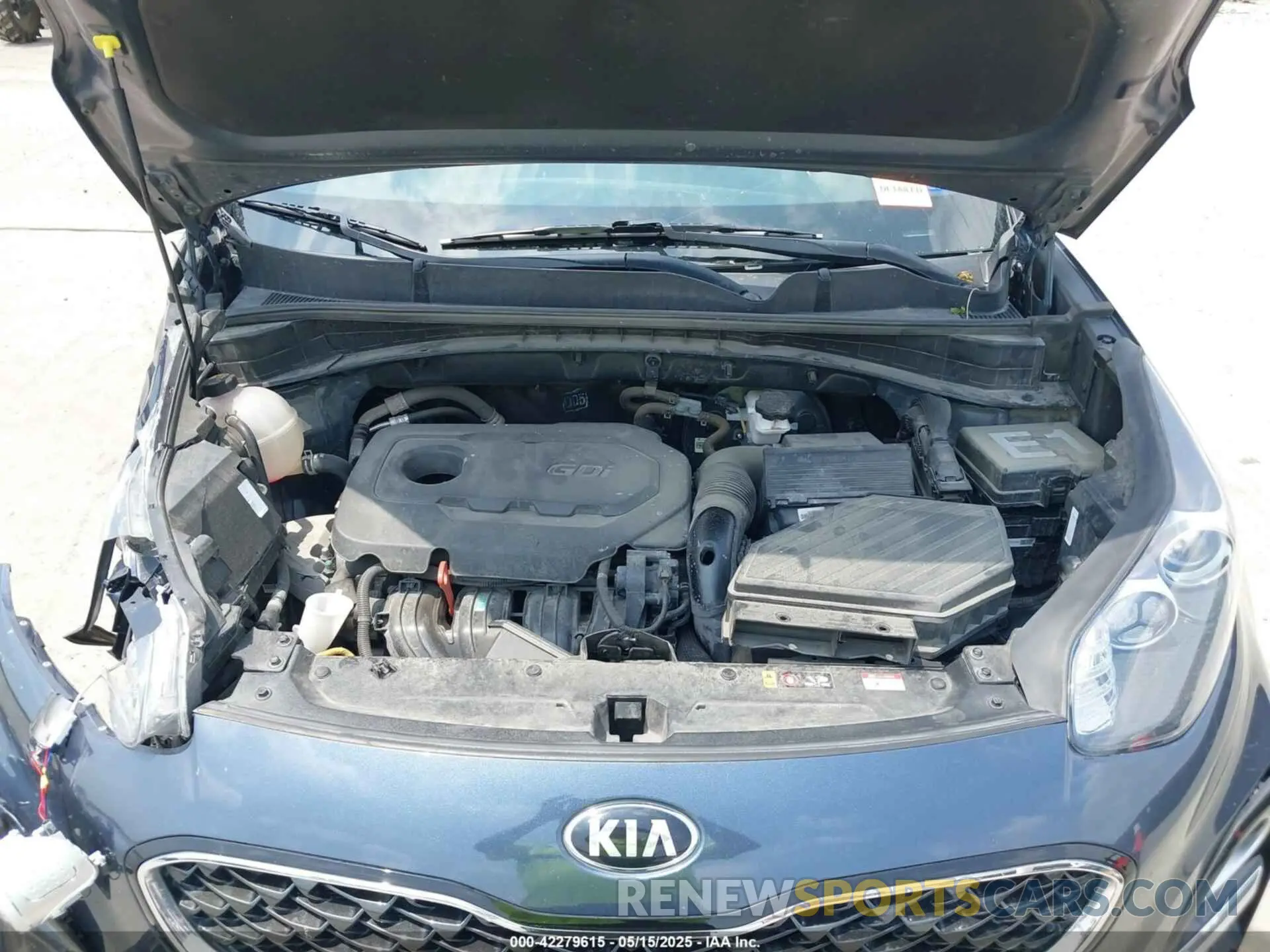 10 fotografías del automóvil dañado KNDPN3AC1N7023344 KIA SPORTAGE 2022