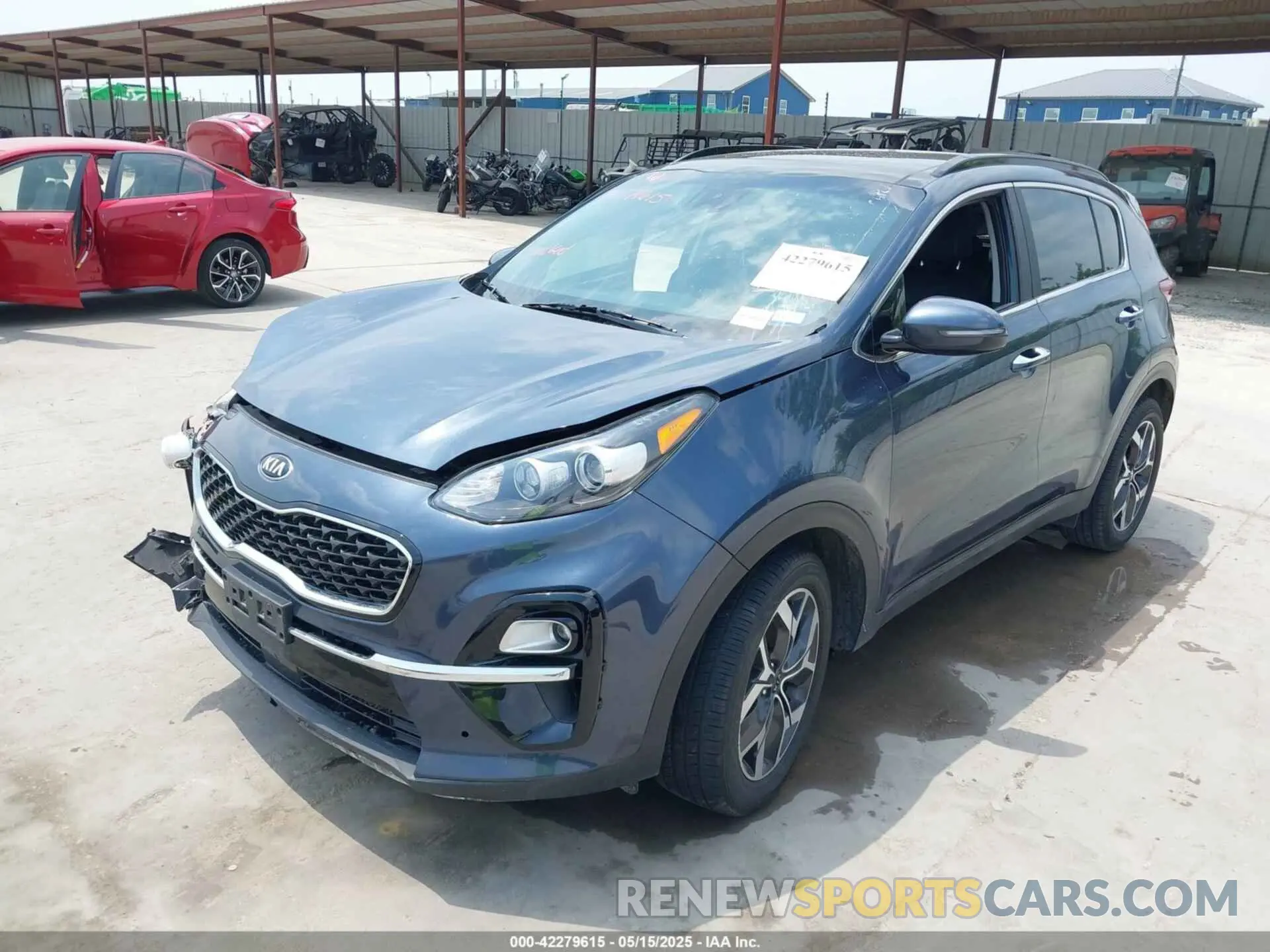 2 fotografías del automóvil dañado KNDPN3AC1N7023344 KIA SPORTAGE 2022