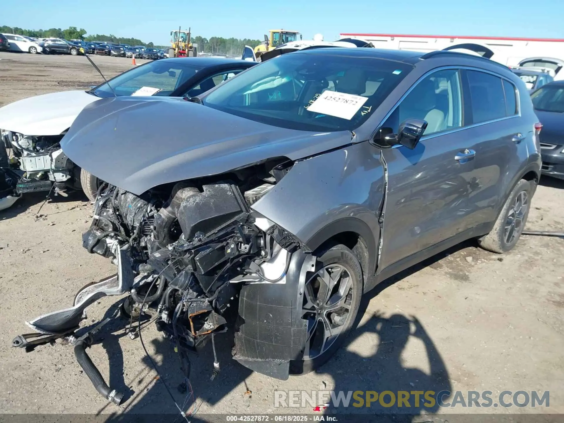 2 fotografías del automóvil dañado KNDPN3AC9N7008512 KIA SPORTAGE 2022