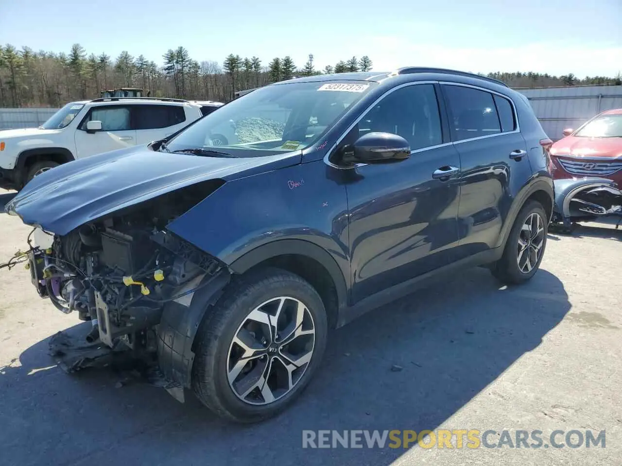1 fotografías del automóvil dañado KNDPNCAC5N7002044 KIA SPORTAGE 2022
