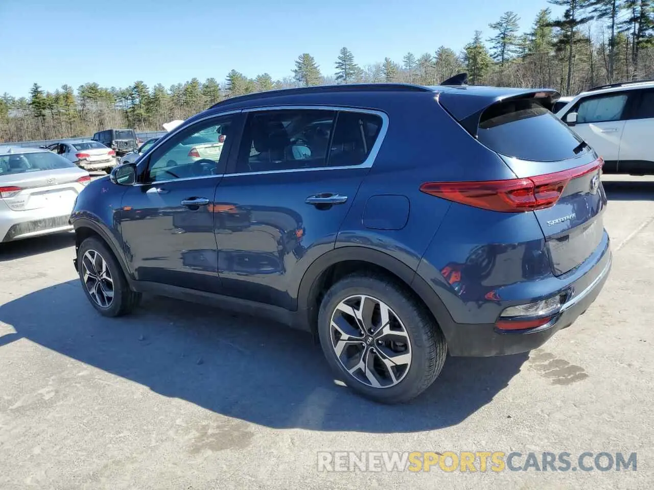 2 fotografías del automóvil dañado KNDPNCAC5N7002044 KIA SPORTAGE 2022