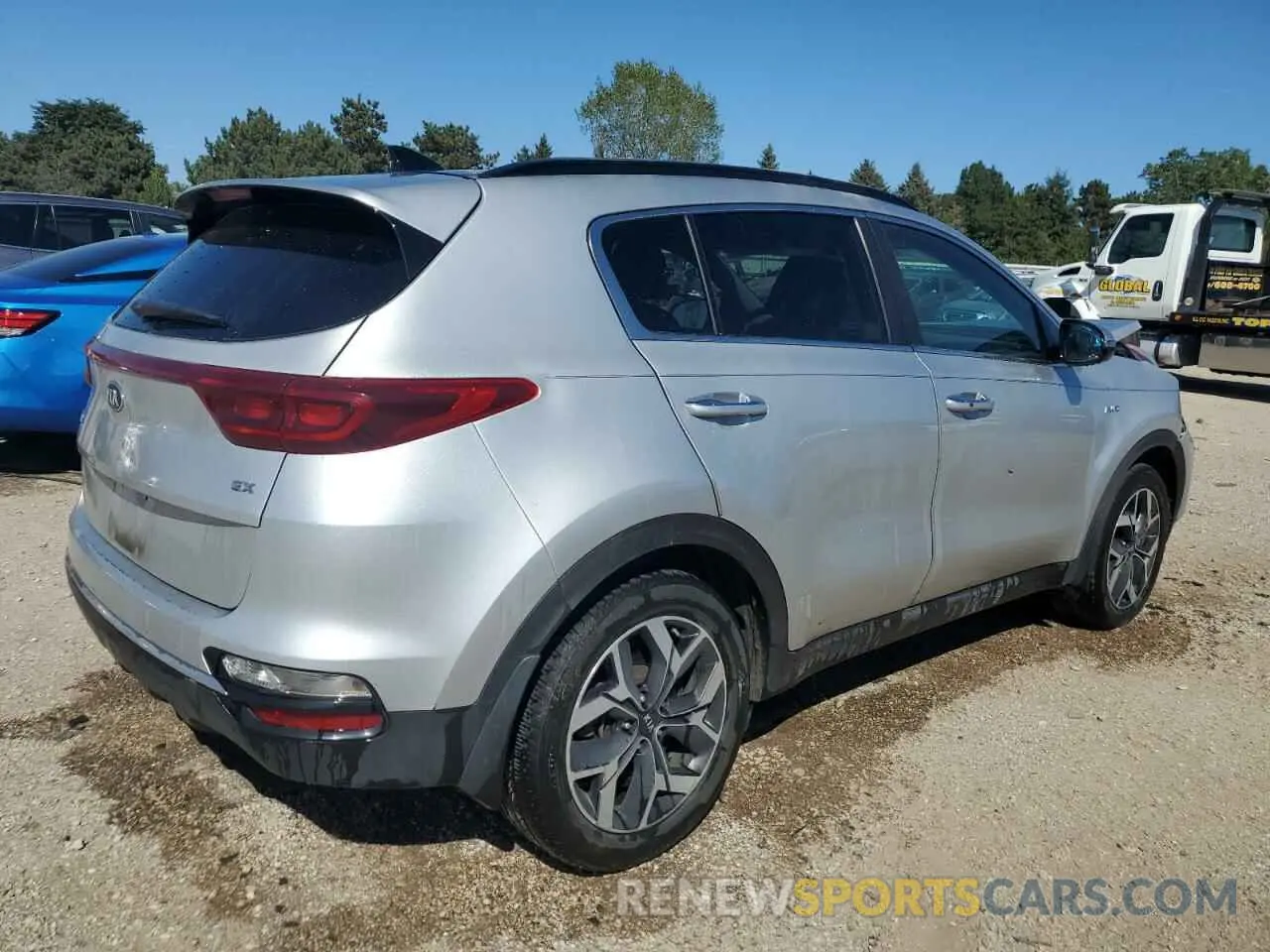 3 fotografías del automóvil dañado KNDPNCAC6N7958584 KIA SPORTAGE 2022