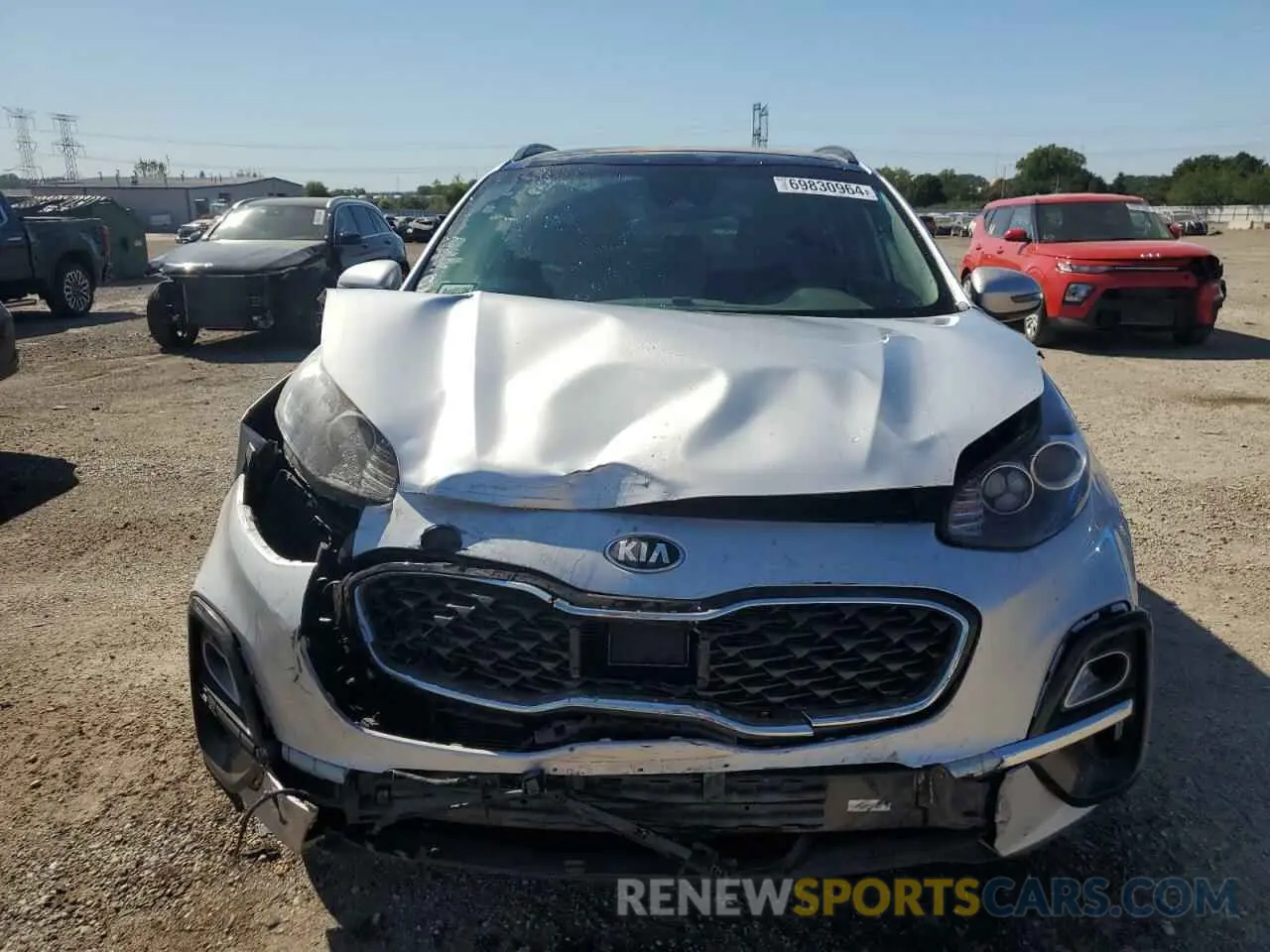 5 fotografías del automóvil dañado KNDPNCAC6N7958584 KIA SPORTAGE 2022