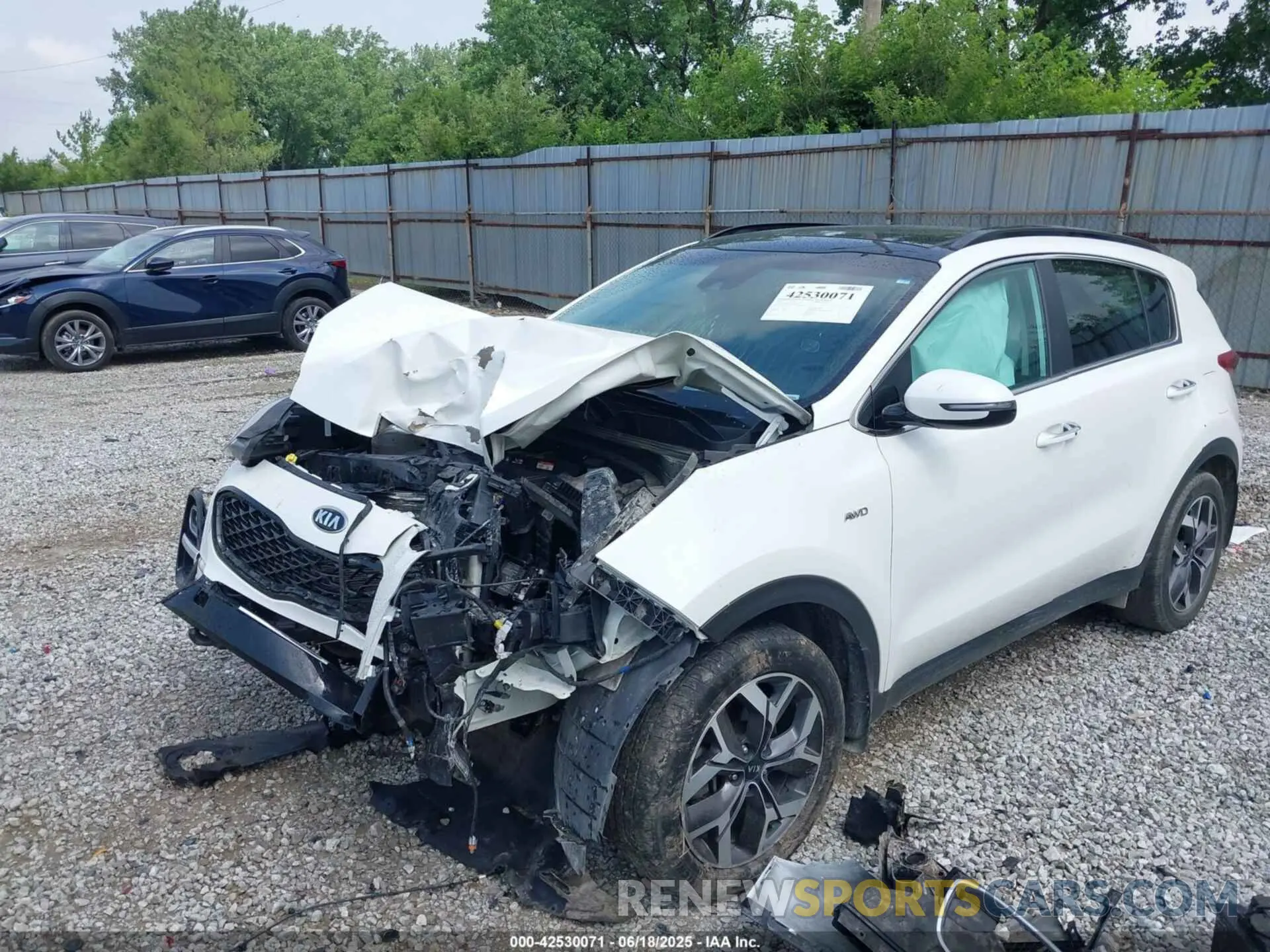6 fotografías del automóvil dañado KNDPNCAC7N7981212 KIA SPORTAGE 2022