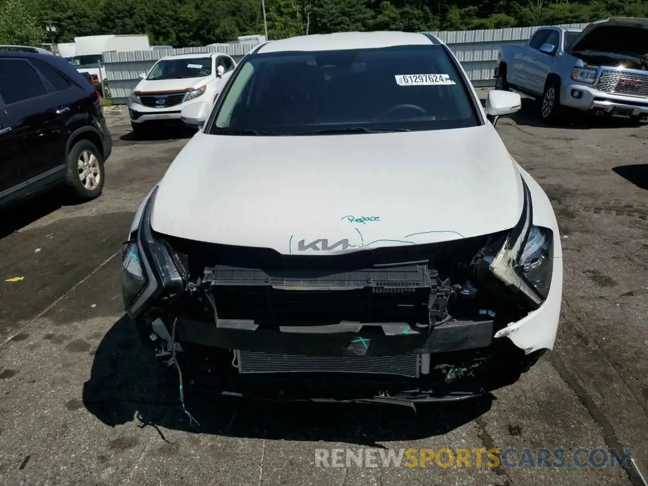 5 fotografías del automóvil dañado 5XYK33AF0PG028759 KIA SPORTAGE 2023