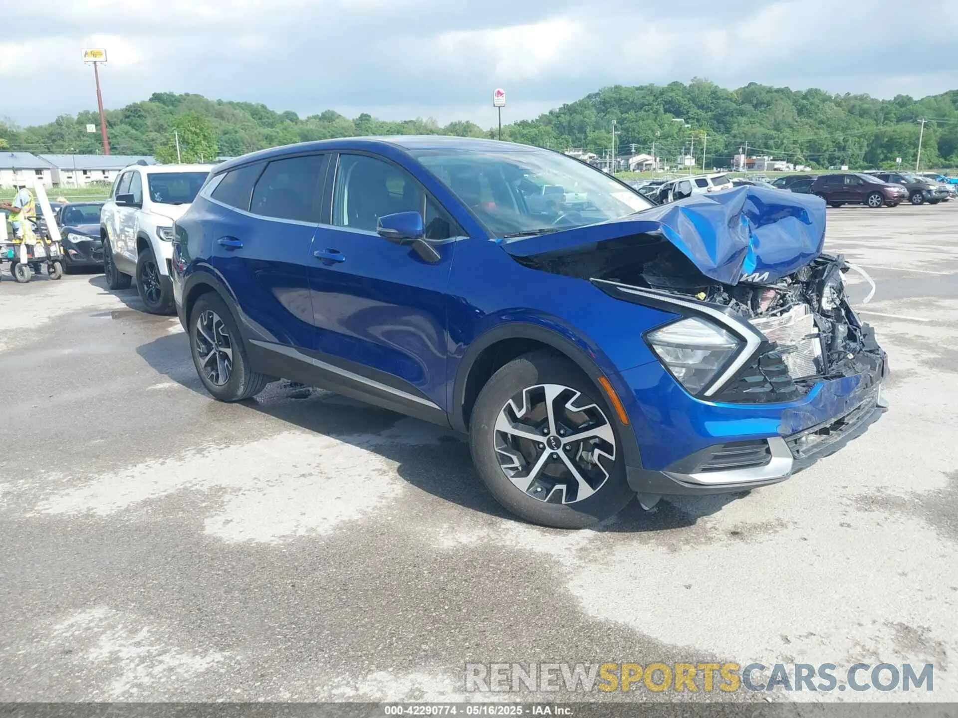 1 fotografías del automóvil dañado 5XYK33AF0PG074334 KIA SPORTAGE 2023