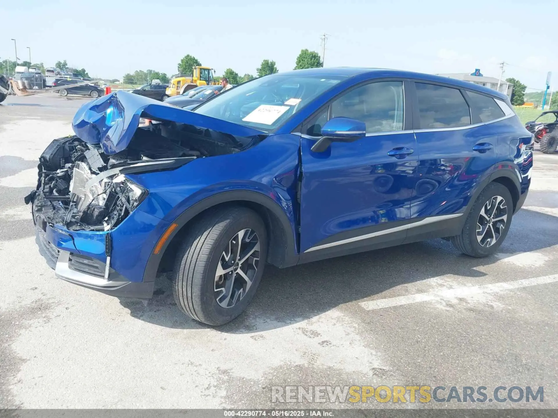 2 fotografías del automóvil dañado 5XYK33AF0PG074334 KIA SPORTAGE 2023