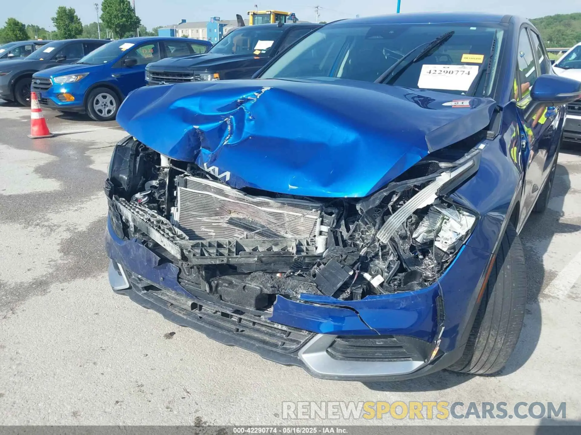 6 fotografías del automóvil dañado 5XYK33AF0PG074334 KIA SPORTAGE 2023