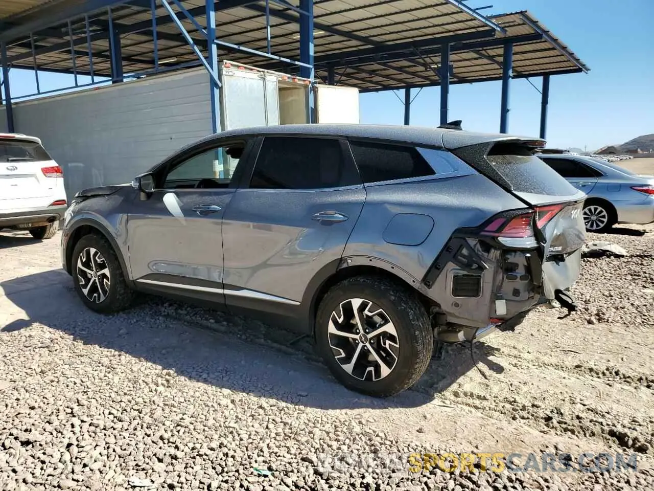 2 fotografías del automóvil dañado 5XYK33AF0PG106098 KIA SPORTAGE 2023