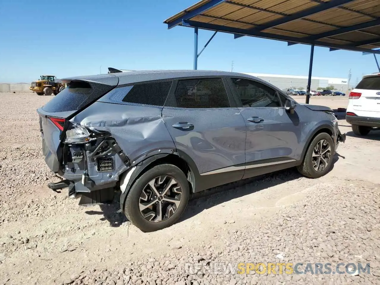 3 fotografías del automóvil dañado 5XYK33AF0PG106098 KIA SPORTAGE 2023