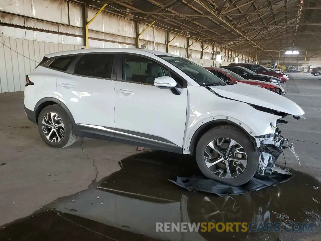 4 fotografías del automóvil dañado 5XYK33AF0PG108076 KIA SPORTAGE 2023