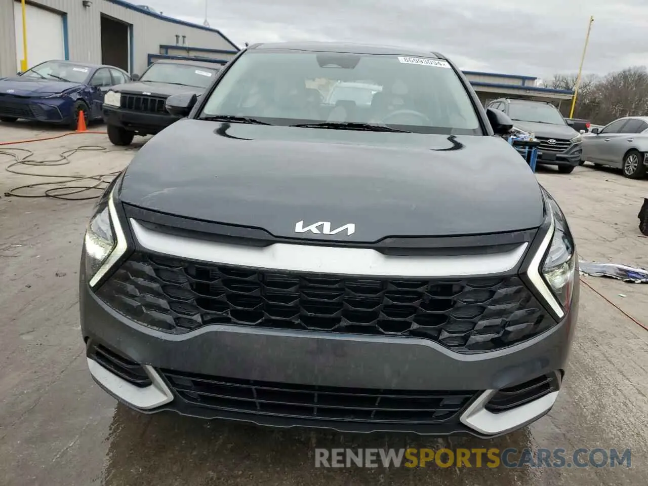 5 fotografías del automóvil dañado 5XYK33AF1PG036739 KIA SPORTAGE 2023