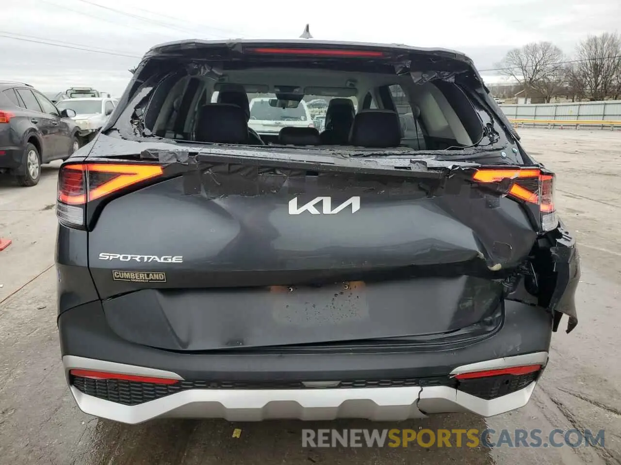 6 fotografías del automóvil dañado 5XYK33AF1PG036739 KIA SPORTAGE 2023