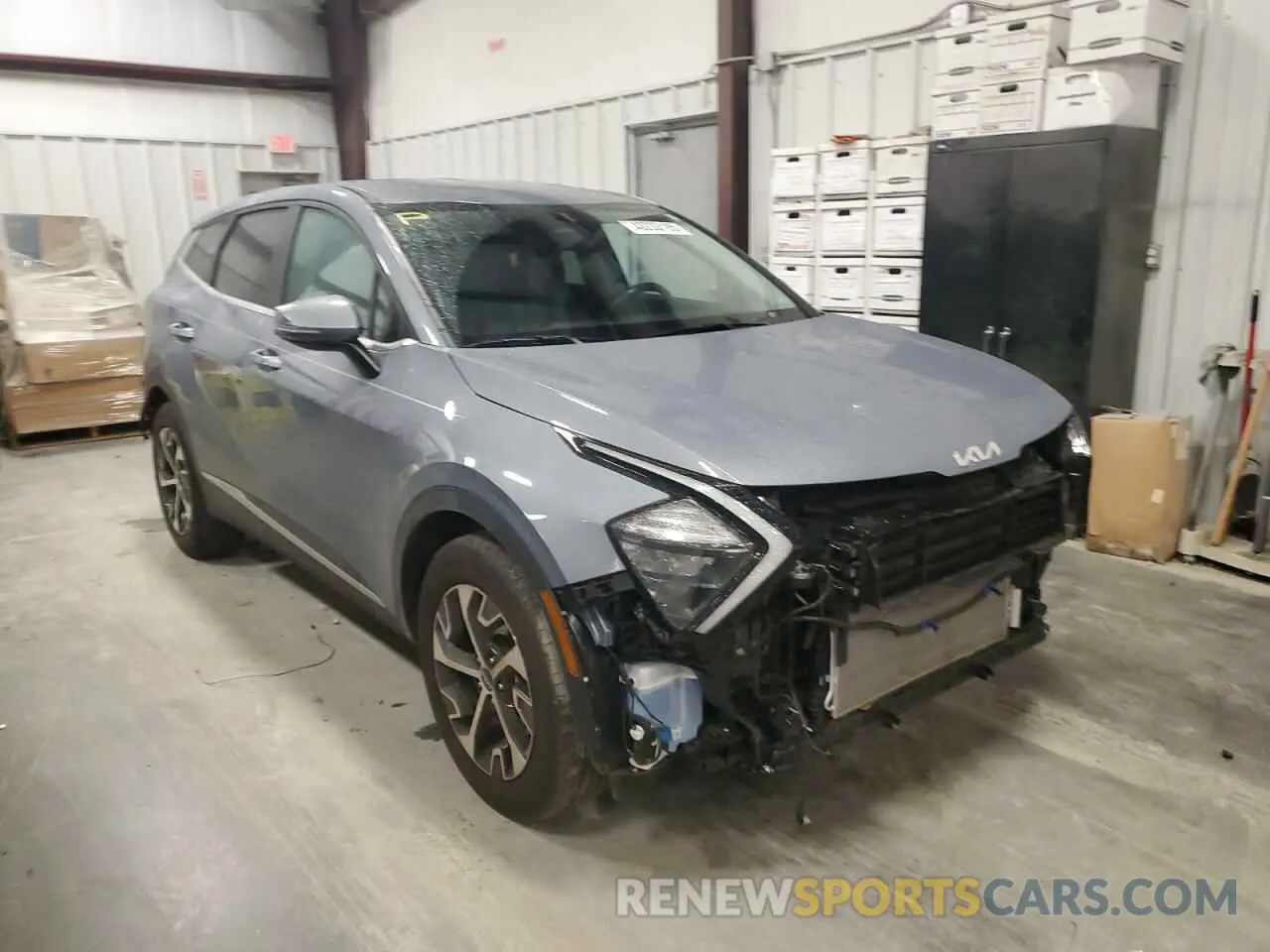 4 fotografías del automóvil dañado 5XYK33AF1PG137523 KIA SPORTAGE 2023