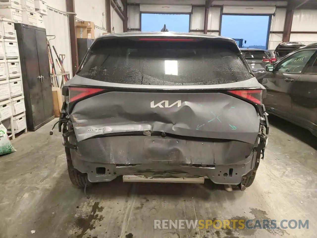 6 fotografías del automóvil dañado 5XYK33AF1PG137523 KIA SPORTAGE 2023