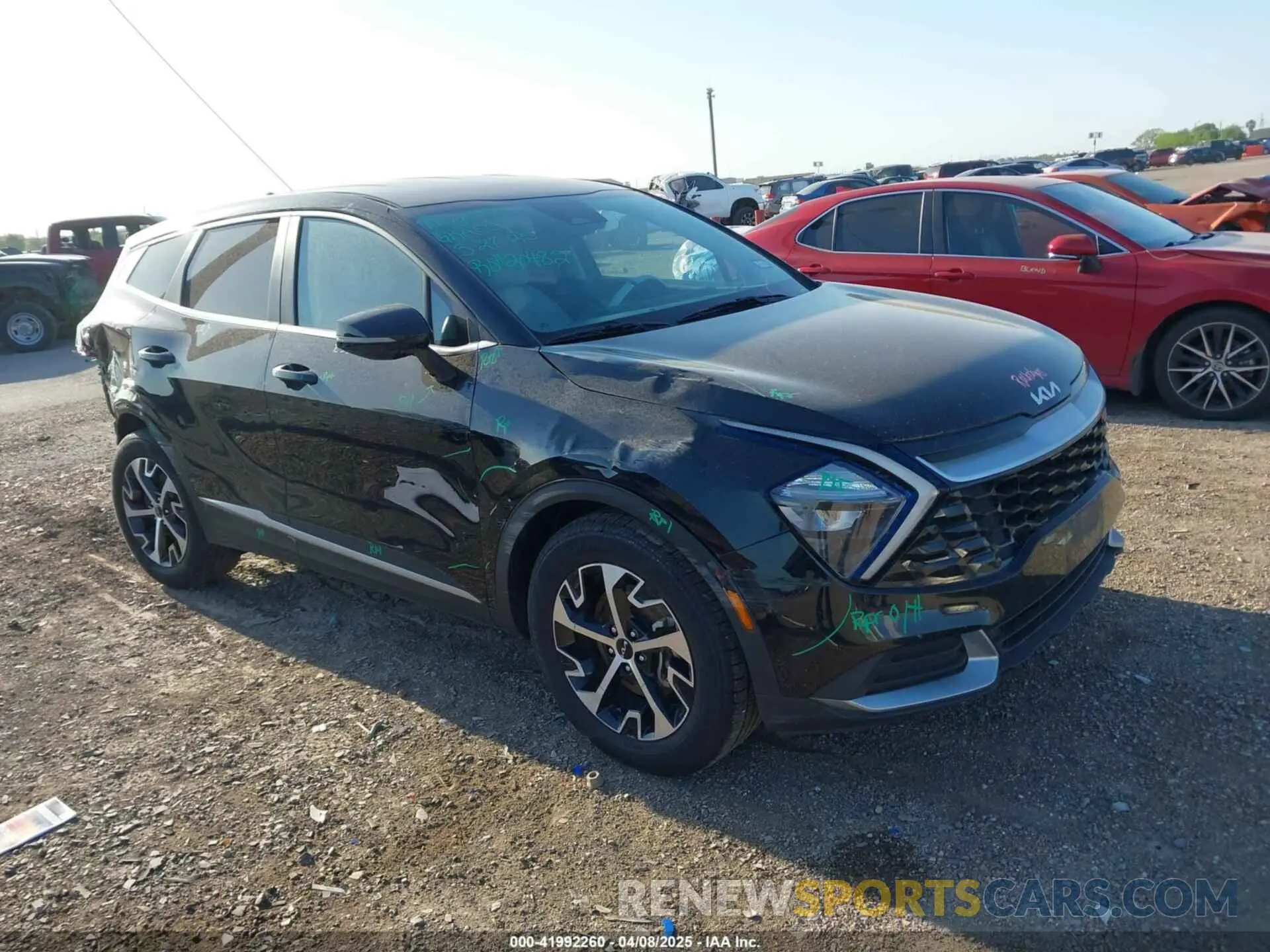 1 fotografías del automóvil dañado 5XYK33AF3PG049539 KIA SPORTAGE 2023