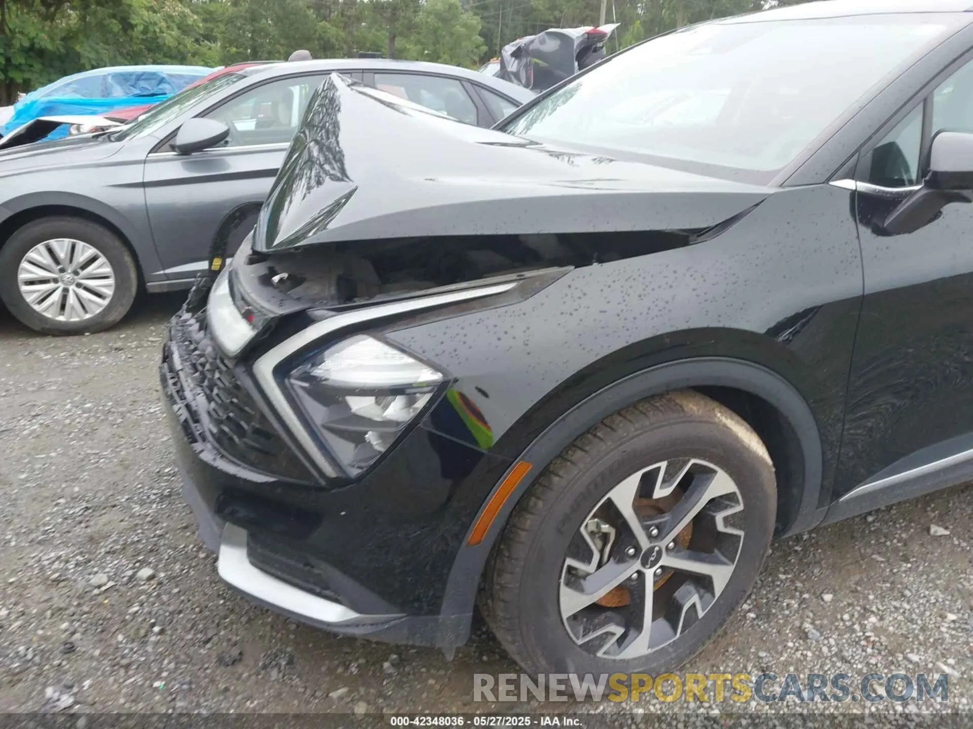 6 fotografías del automóvil dañado 5XYK33AF3PG062260 KIA SPORTAGE 2023