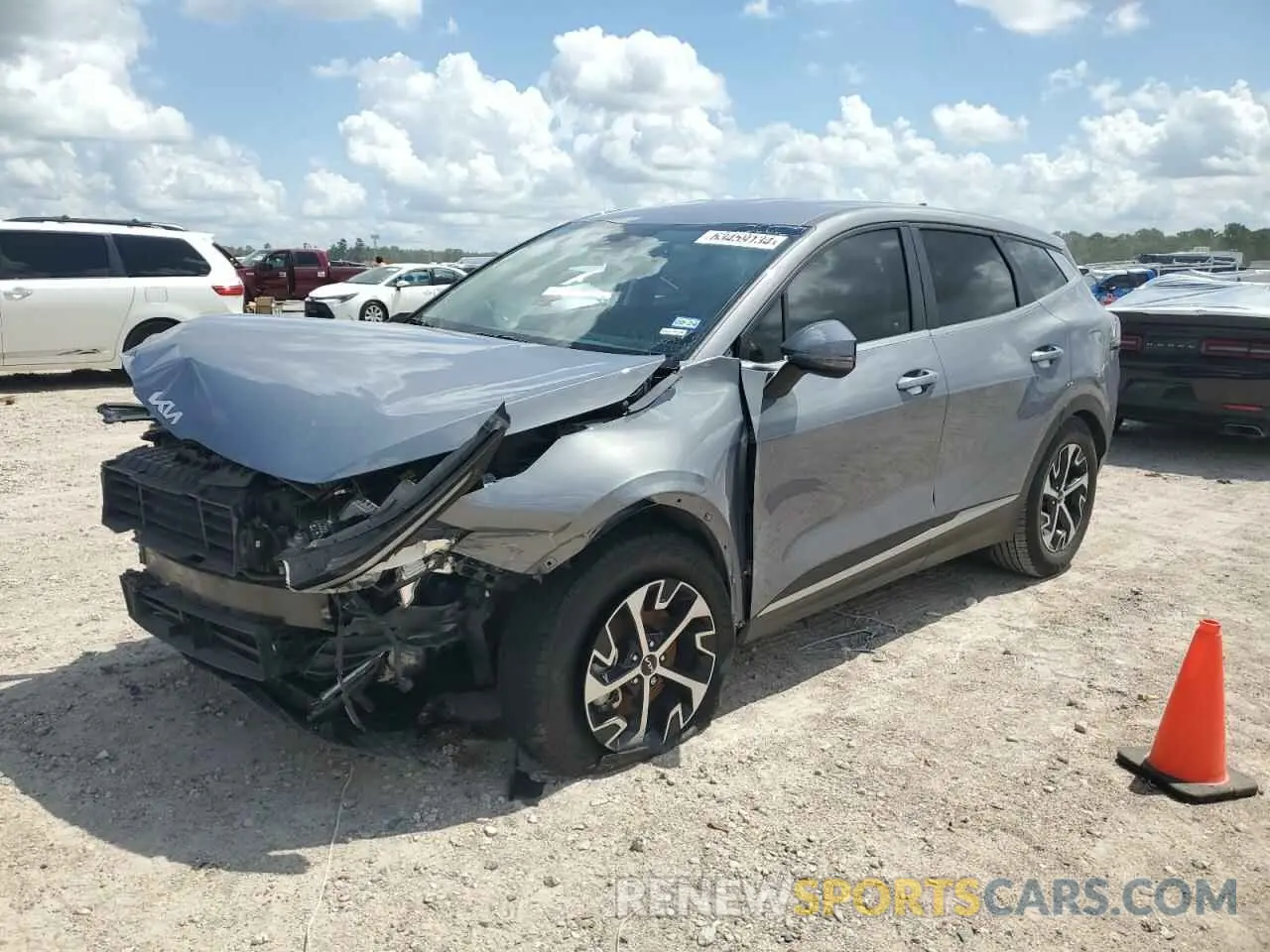 1 fotografías del automóvil dañado 5XYK33AF4PG055205 KIA SPORTAGE 2023