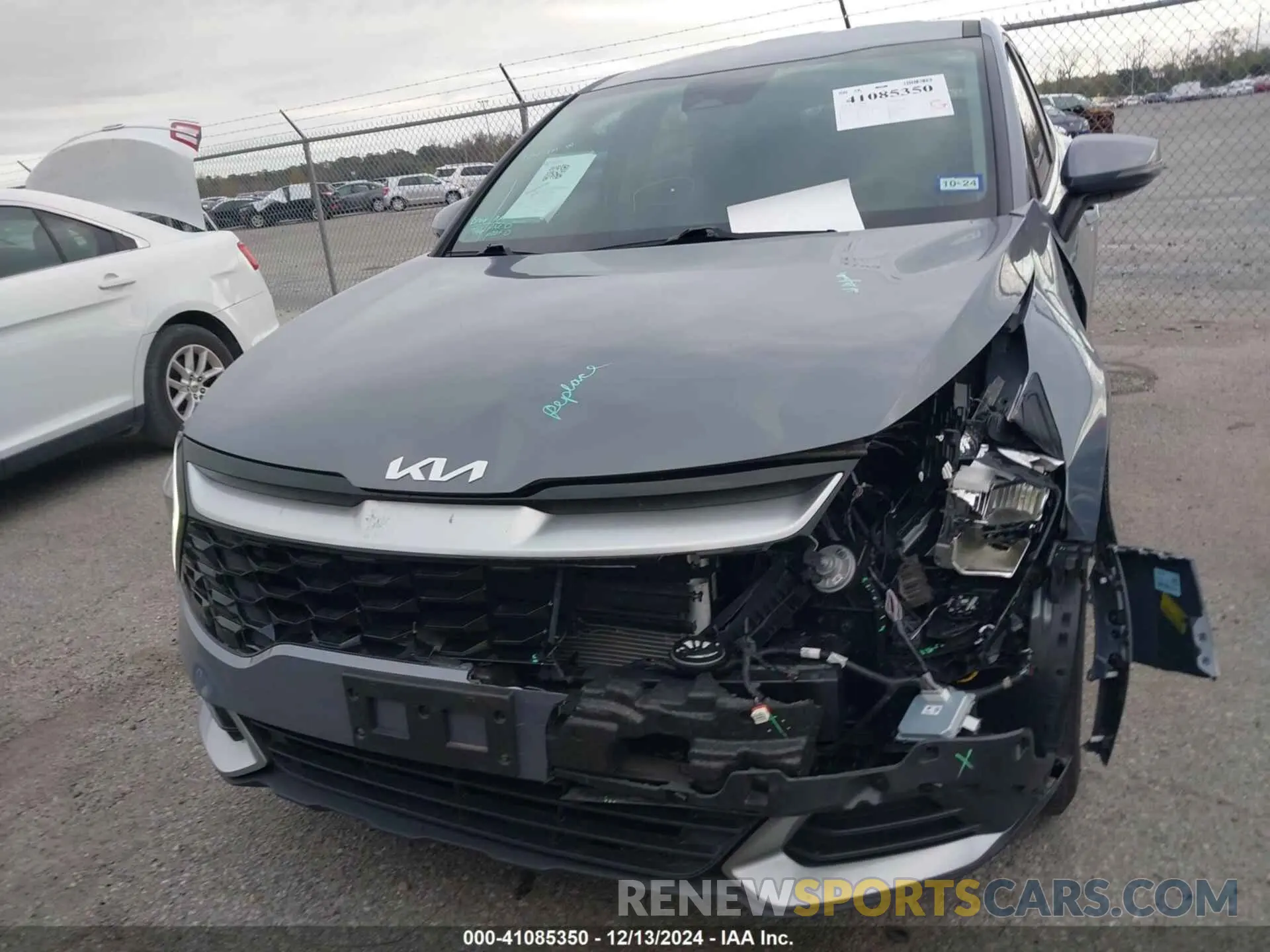 12 fotografías del automóvil dañado 5XYK33AF4PG071422 KIA SPORTAGE 2023