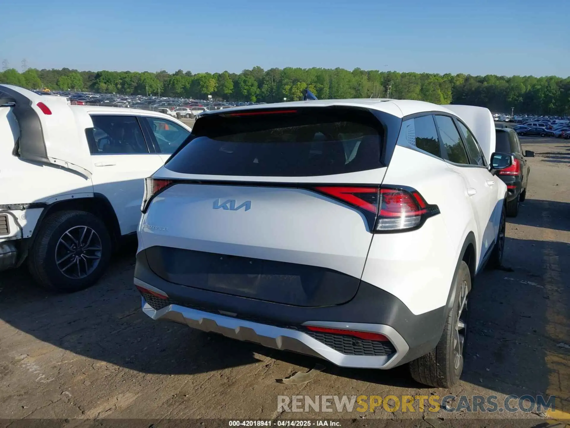 4 fotografías del automóvil dañado 5XYK33AF5PG065113 KIA SPORTAGE 2023
