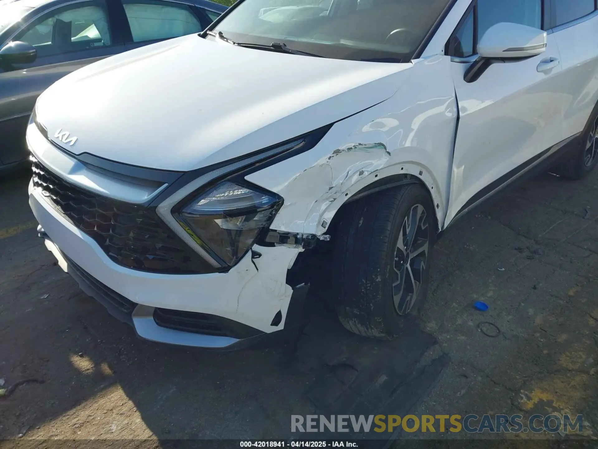 6 fotografías del automóvil dañado 5XYK33AF5PG065113 KIA SPORTAGE 2023
