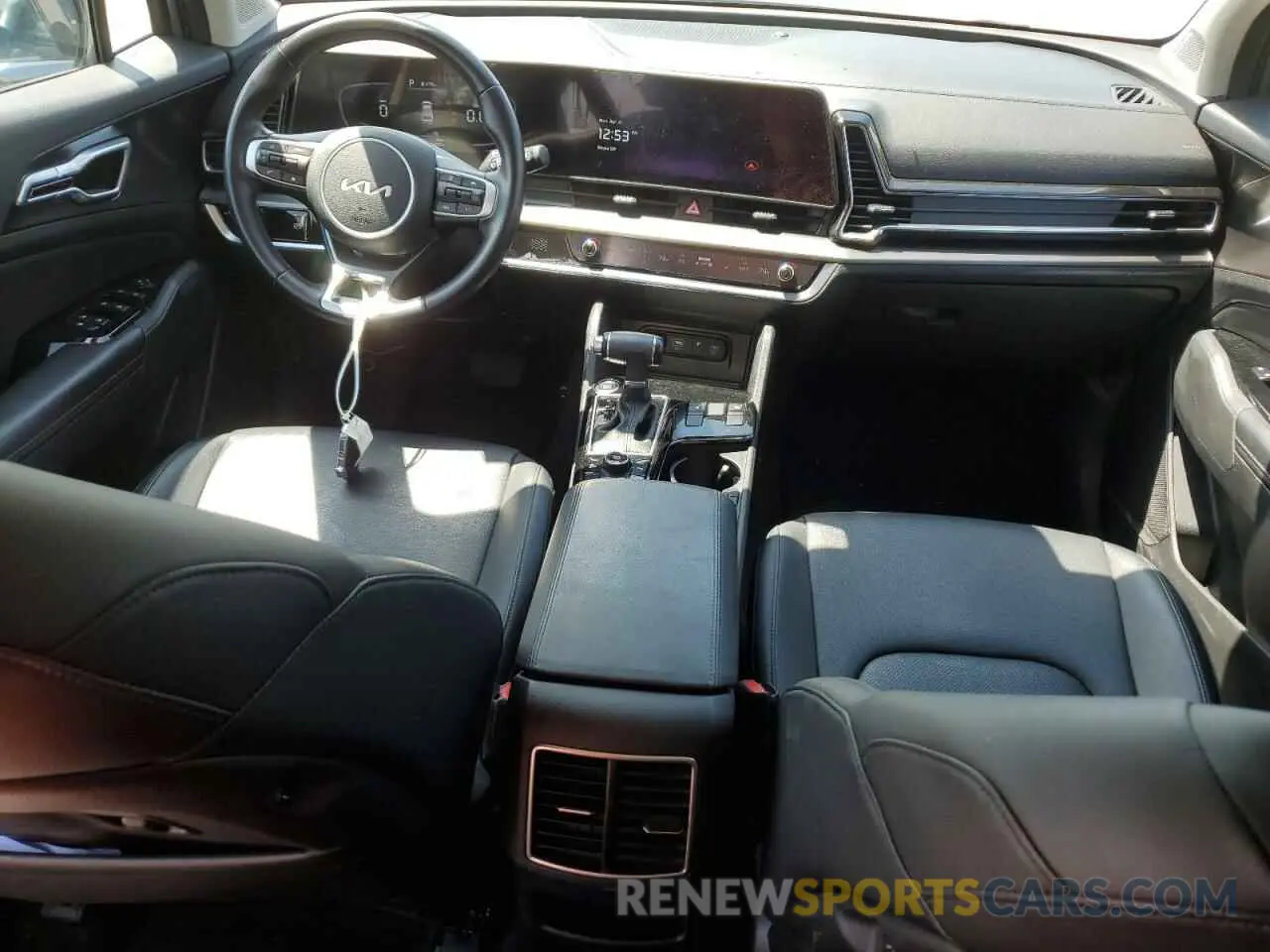 8 fotografías del automóvil dañado 5XYK33AF5PG123074 KIA SPORTAGE 2023
