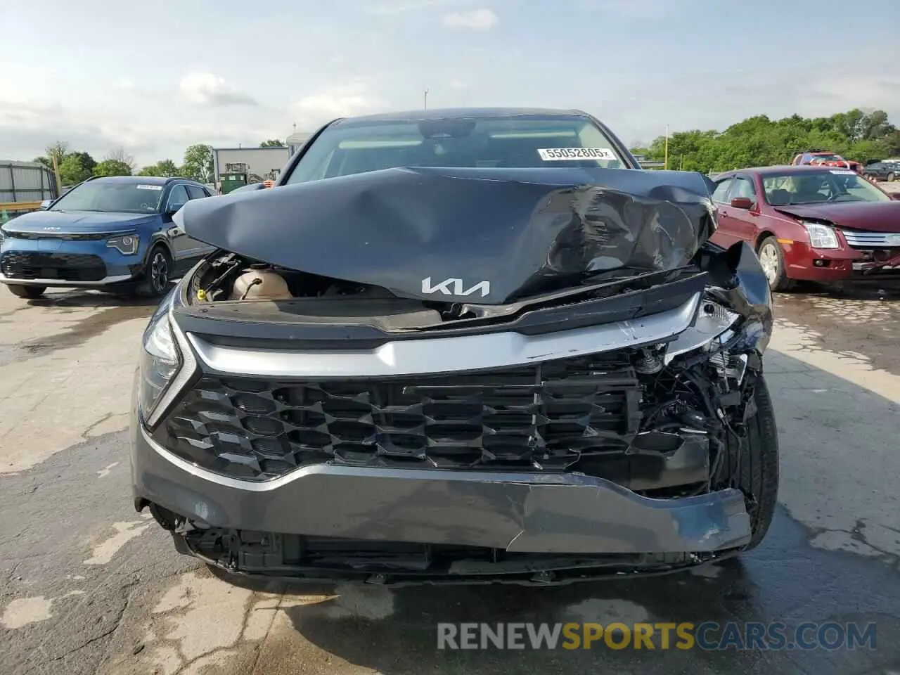 5 fotografías del automóvil dañado 5XYK33AF6PG063581 KIA SPORTAGE 2023